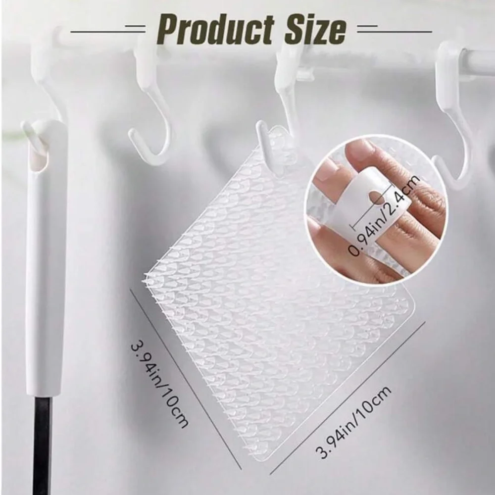 Silicone Fruit, Vegetable, and Dish Scrubber - White